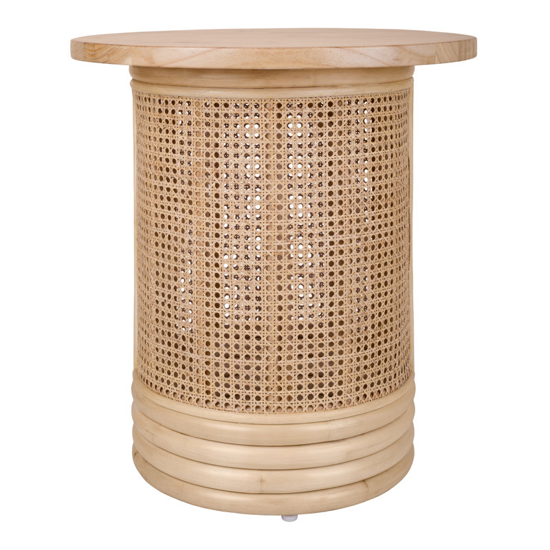 Arlend Solid Wood Top End Table