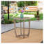 27.5'' CIRCULAR WOOD TABLE