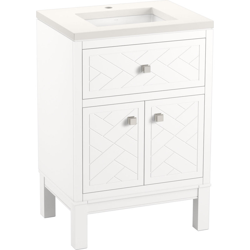 Ensemble de meuble-lavabo 24 po Beauxline, Blanc
