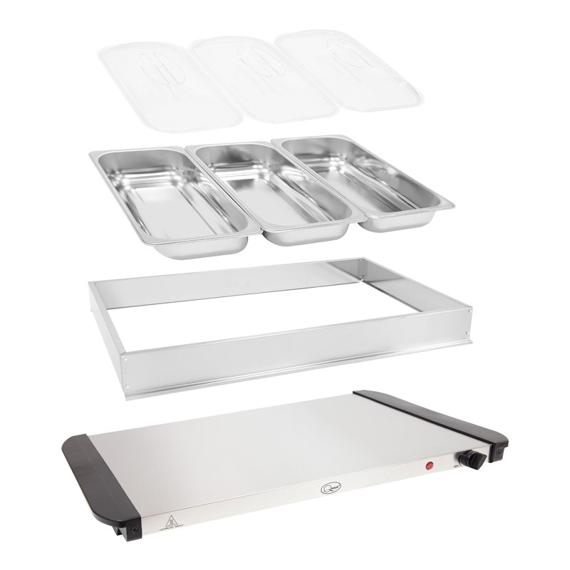 Large Buffet Server & Warming Plate 6L