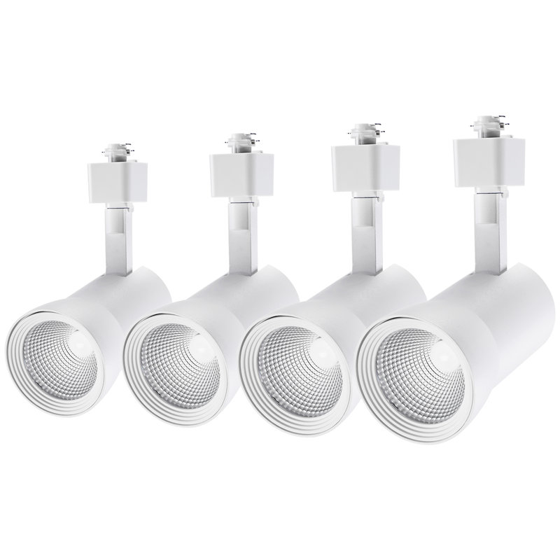 Rail d'éclairage DEL à intensité variable, type H, 10 W, CRI90, 700 lm, 65 W Eqv., 3000 K, Blanc