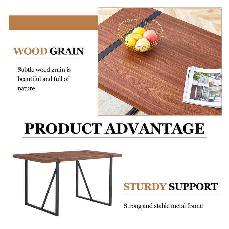 Rectangular Pedestal Dining Table Set, 5