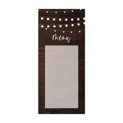 Ensemble de 52 cartes de menu de mariage en papier rustique pour imprimante de bricolage, paquet de 52