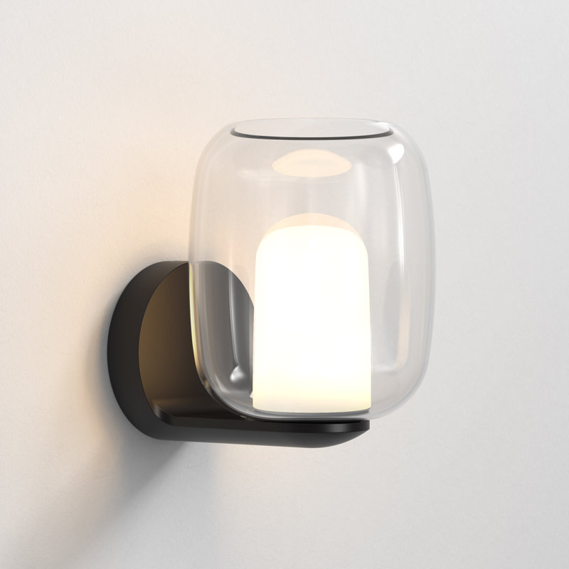 Aquina 1 - Light Armed Sconce, Matt Black