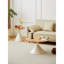 TABLE RONDE BLANC + BOIS