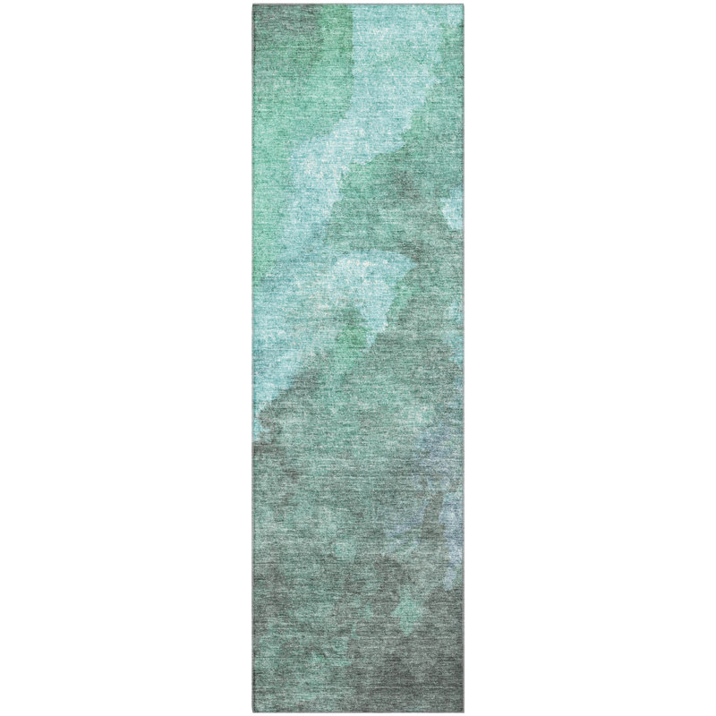 Premium Machine Washable Mundell Abstract Rug, Runner 2'3" x 7'6"