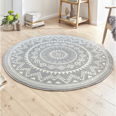Celebration Valencia Flatweave Grey Rug