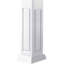Ensemble de colonnes à double panneau surélevé Craftsman Classic Square-36091359