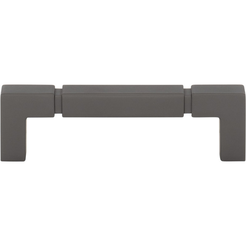 Langston Bar Pull, Ash Gray, 3 3/4" Center To Center