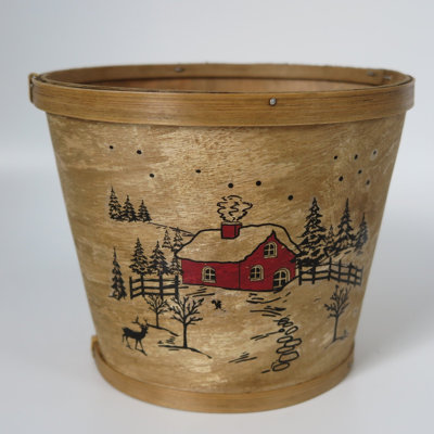 Panier en bois Millwood Pines