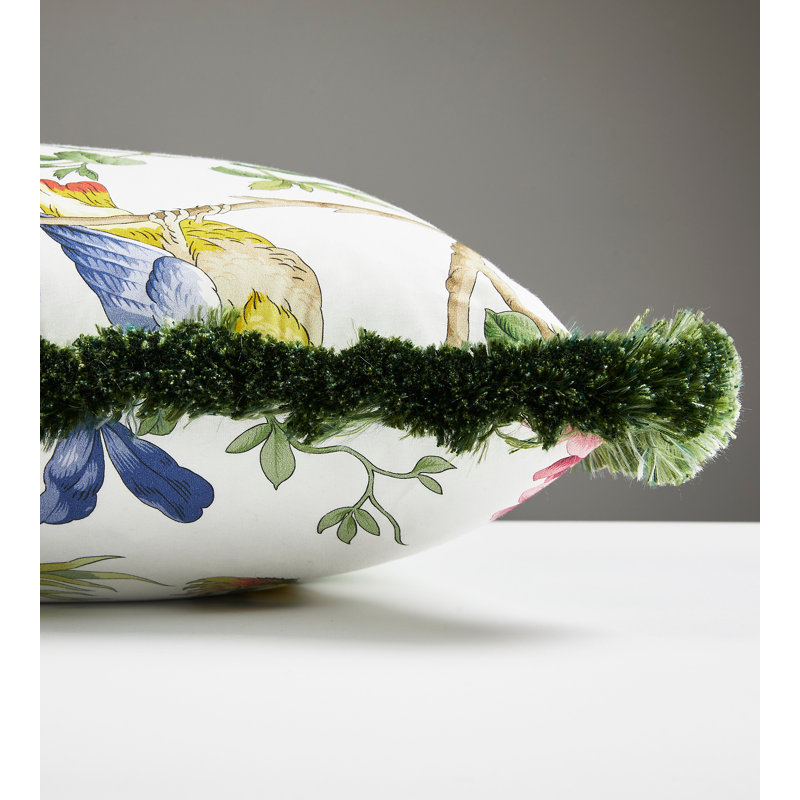 Housse et insert de coussin carré en porcelaine, Ivoire
