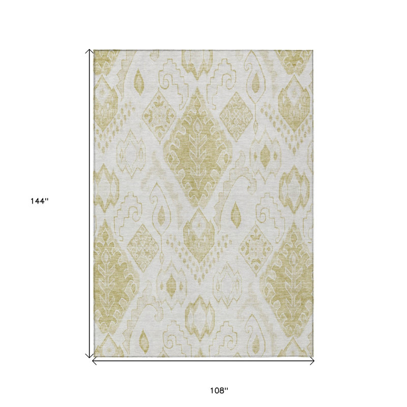 Tapis marocain beige beige 9 'X 12'