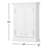 Anjila 24" W x 33" H x 8" D Solid Wood Wall Mounted Bathroom Cabinet-1446666840