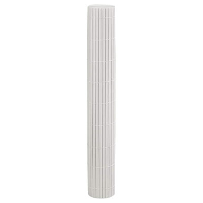 vidaXL Patio Fence Double-Sided PVC