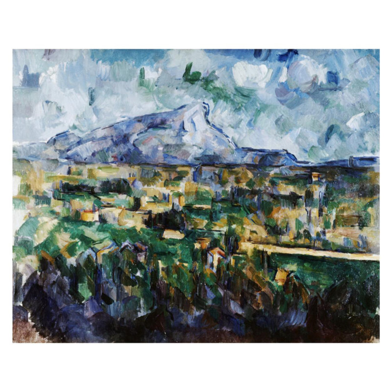 Mont Sainte-Victoire, Paul Cézanne, estampe numérique, H 32 po x l 40 po