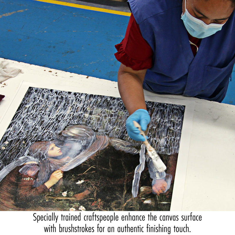 " The Guardian Angel " by Gabriel Ferrier, 40.25" H x 38.25" W