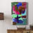 Brights Strokes III -Custom Wrapped Gallery Cavas