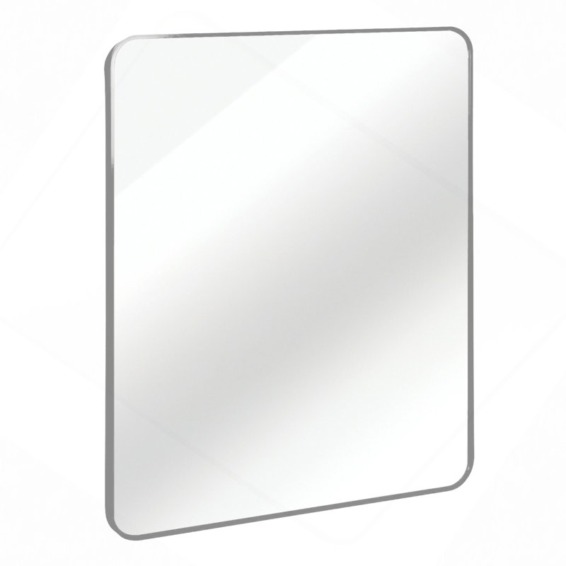 30 "X36" Rectangular Bathroom Wall Mirror, Silver