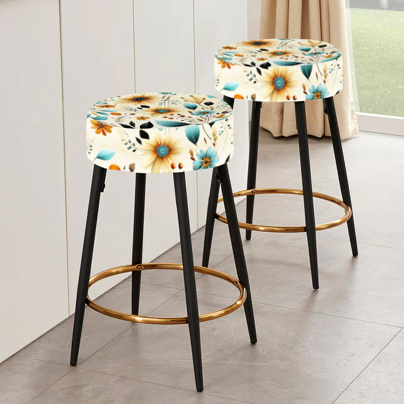 Ensemble de 2 tabourets de bar Vintage