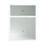 Meuble-lavabo flottant de conception moderne avec lavabo d'art en céramique, dalle de pierre plate blanche et petites tablettes de rangement, porte à fermeture douce, ensemble KD