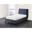 Matelas simple de 10 pouces, mousse gel, ferme, blanc, tissu, mousse respirante, respirant, améliore la qualité du sommeil-365549570-365549583