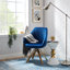Velvet Swivel Accent Chair-1825405949