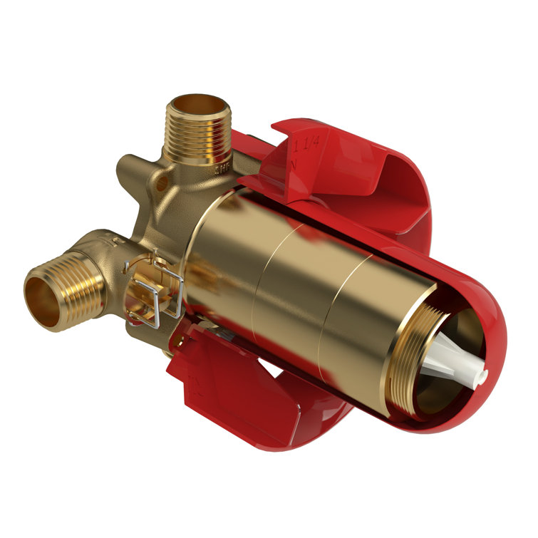 Venty 1/2" Thermostatic & Pressure Balance Shower System with up to 2 Functions featuring RioWise Valve Technology