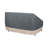 Modern Leisure Renaissance Patio Loveseat Cover, 66"L x 40"W x 39"H, Gray-712540929