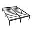 Sommier plateforme moderne en acier noir-263146583