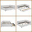 Structure de canapé-lit double rembourré pleine grandeur avec 2 tiroirs de rangement, tissu en lin, aucun sommier nécessaire - beige-722123929