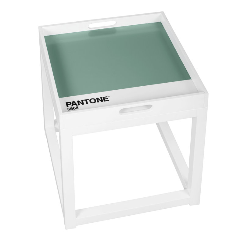 Tray Top End Table, Green