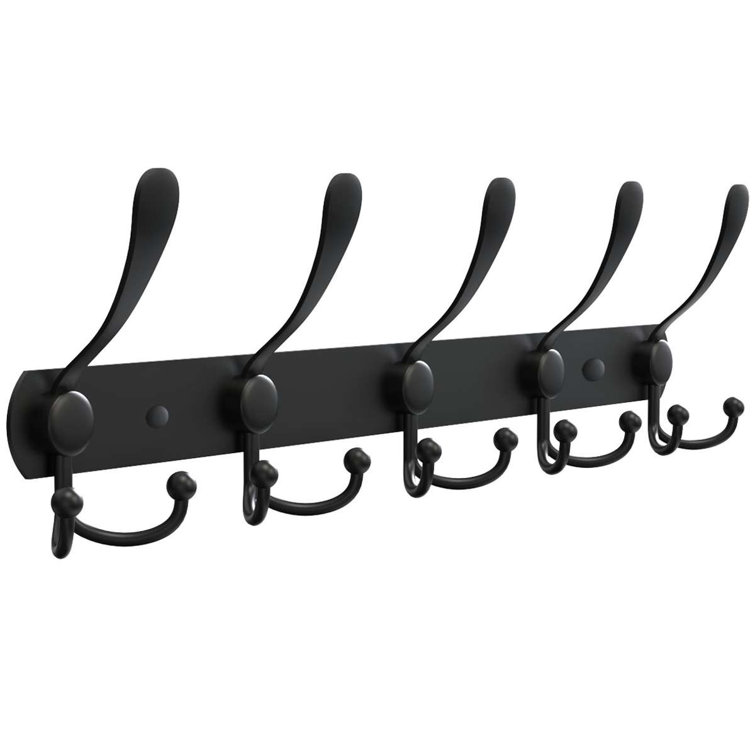 Rebrilliant 17'' Wide Stainless Steel 6 - Hooks Wall Mounted Coat Rack &  Reviews
