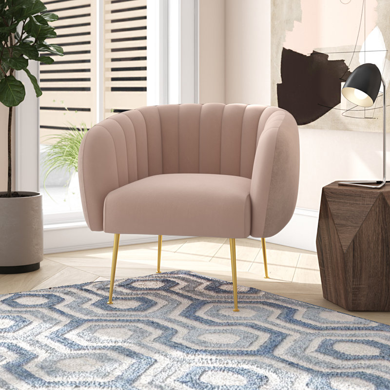 Fauteuil demi-tonneau 32 po, Rouille