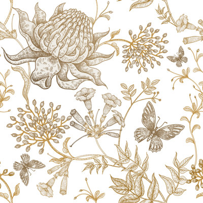 Pre-Pasted Floral