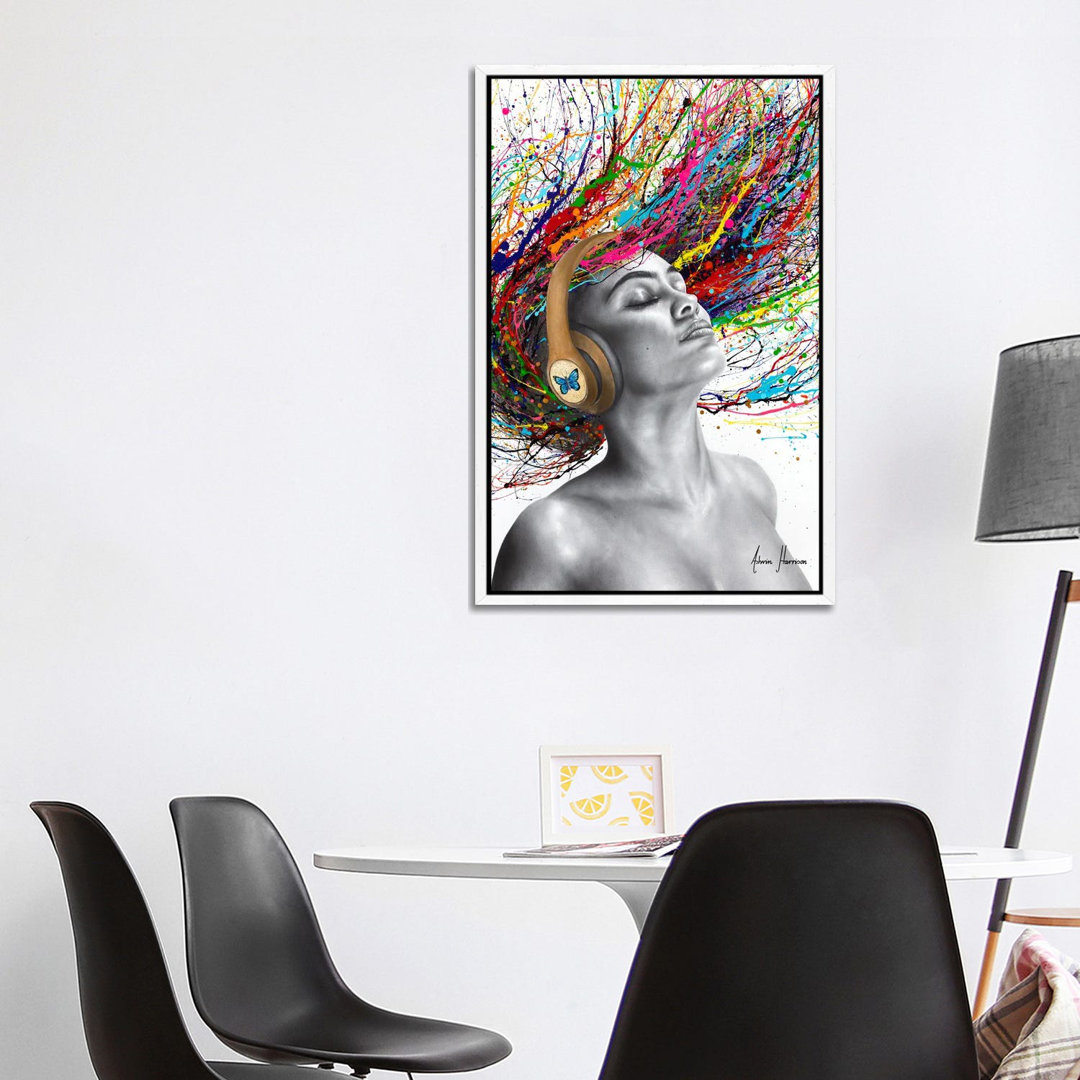 Butterfly Beats von Ashvin Harrison - Galerie-verpackte Leinwand Giclée