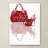 Armand 'Red Handbag' Print on Canvas-21646512