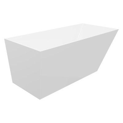 67'' x 31.5'' Freestanding Soaking Acrylic Bathtub
