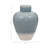 Textured Ceramic Ginger Jar with Removable Lid - Decorative Handcrafted Vase for Modern and Traditional Spaces - Elegant Accent Piece for Shelves, Mantels, and Tabletops - Stylish Home Decor Accessory-830631190