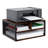 Desktop Printer Stand With Storage, Paper Organzier Shelf Printer Table Desk