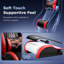 Support de roue de course robuste avec support de chaise ergonomique et de moniteur, cockpit de simulateur de course ajustable compatible avec frein à main, panneau de changement de roue