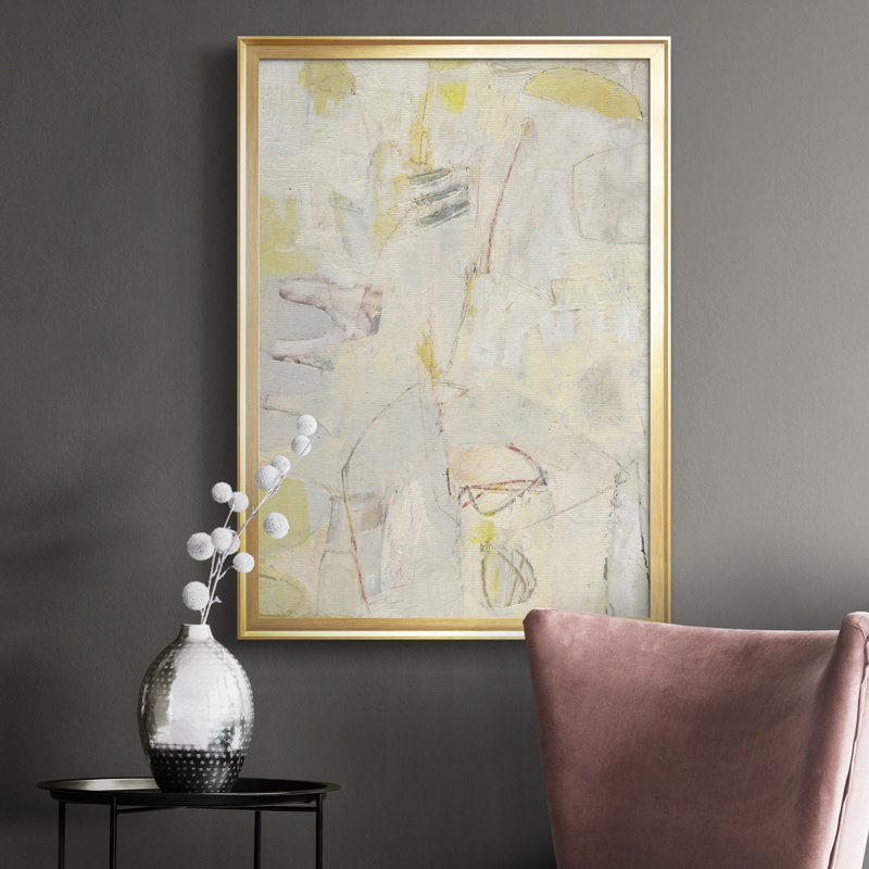 Fizgig II - reproduction d'art sur toile, Or, H 42,5 po x l 30,5 po x P 1 po