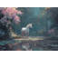 Papier peint licorne mural mystique amovible-23870520-23870523