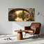 Ensemble de 1 tableau sur toile « Pont au coucher du soleil »-129070132-129070133