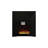 Black Manufactured Wood Electric Fireplace
