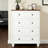 Storage Chest, 4-Drawer Dresser Organizer, Modern Dresser With 4 Drawers Painting Crafts Cabinet Height 4 Chest Of Drawers Solid Wood Closet Organizers And Storage Cabinet For Bedroom Living Room Hallway White