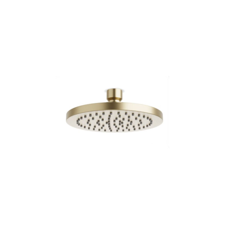 6" Shower Rainhead ABS RND Satin Brass, Satin Brass