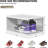 Shoe Boxes Clear Plastic Stackable, Shoe Storage Organizer Boxes Easy Installation All In One Shoe Box With Doors 6 Tier Foldable Shoe Box Space Saving For Closet Entryway Containers Bins