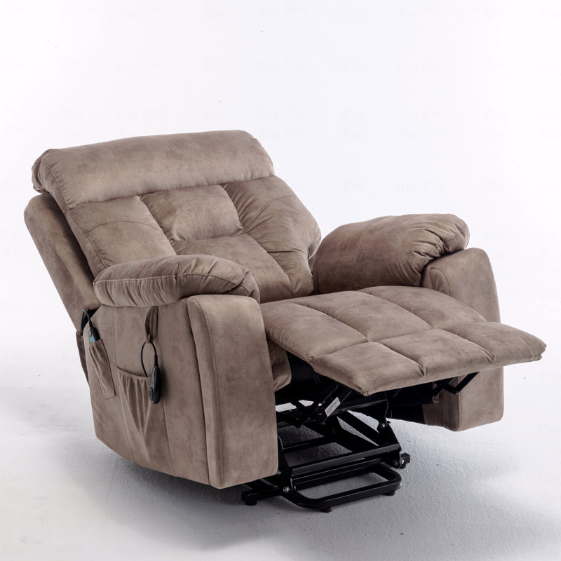 Fauteuil de détente électrique, Marron foncé