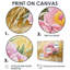 Isaiyah Farm, pivoines le long de la meule de foin II - pivoines, art mural sur toile-1313117032-1313117033-1313117034