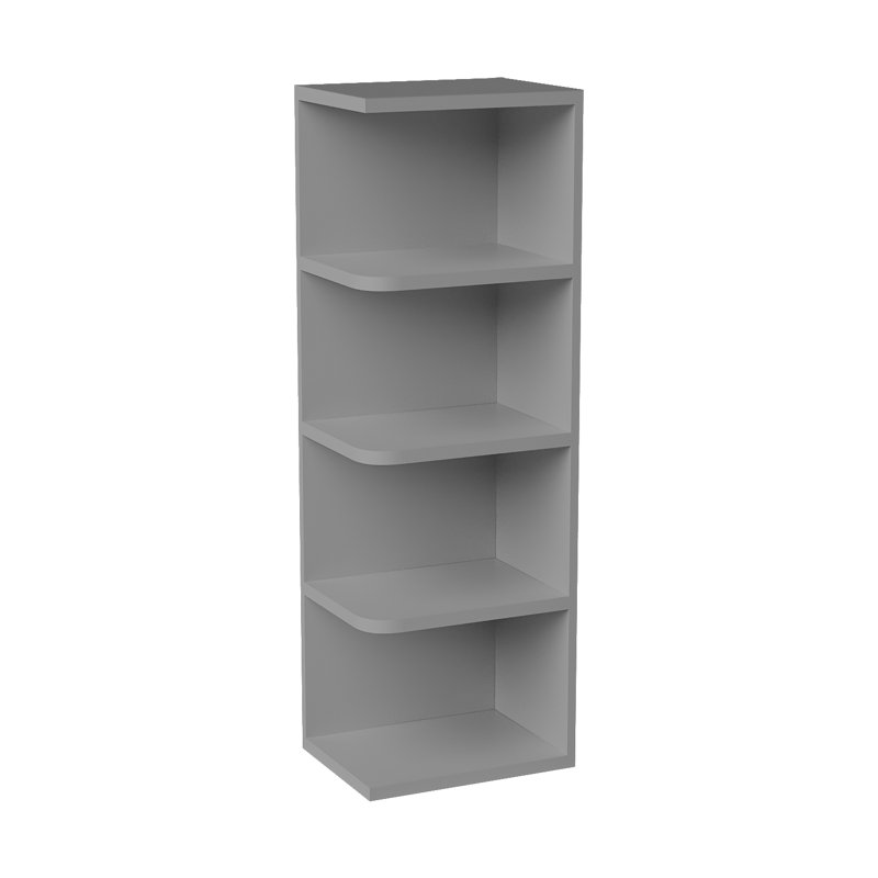 Tablette murale, Gris, 9" W x 36" H x 12" D